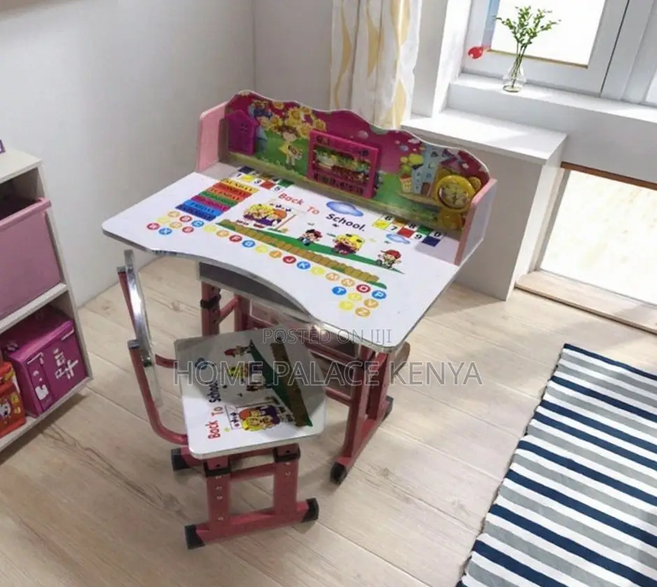Kid's Desk: Adjustable Kids Study Table and Chair