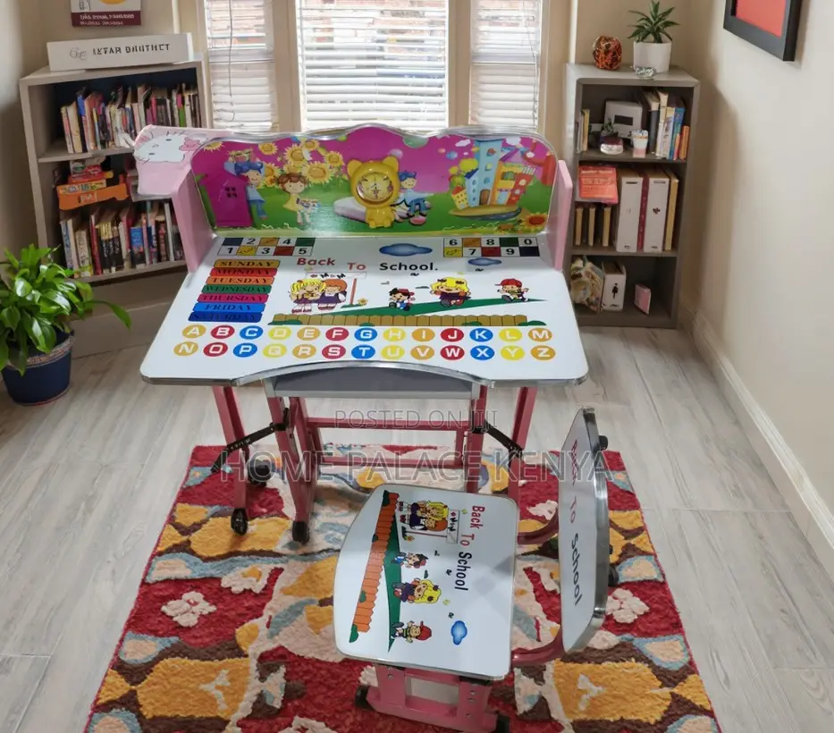 Kid's Desk: Adjustable Kids Study Table and Chair