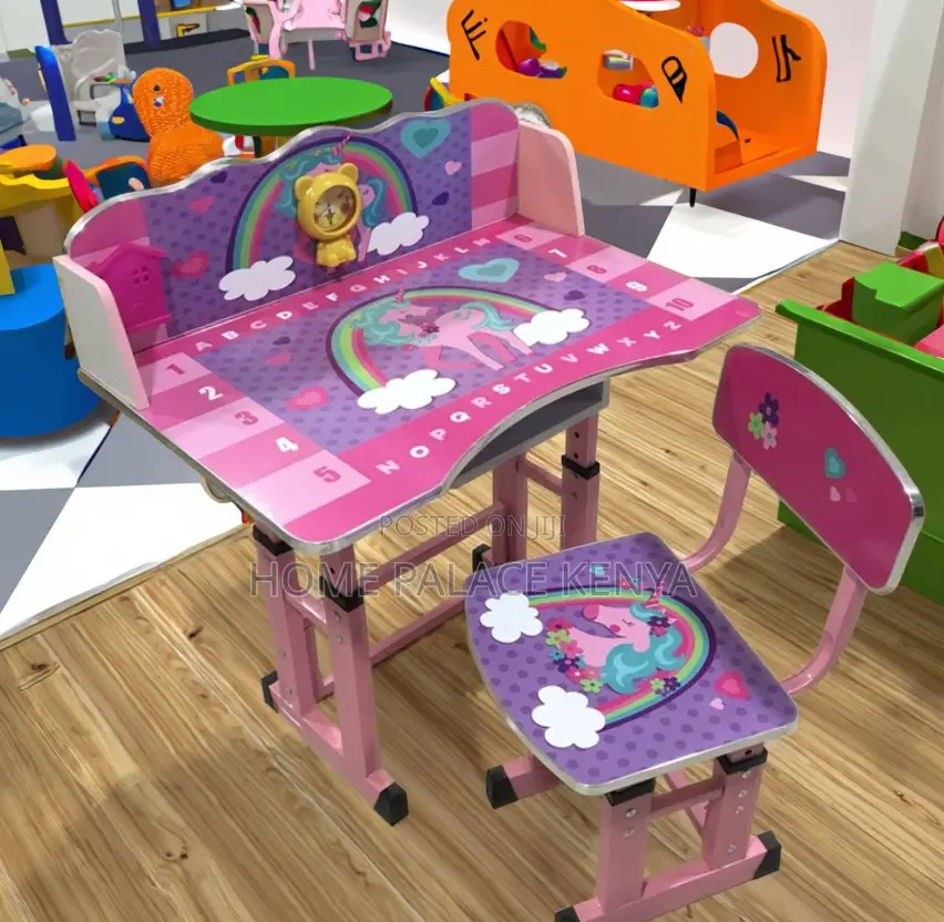 Kid's Desk: Adjustable Kids Study Table and Chair