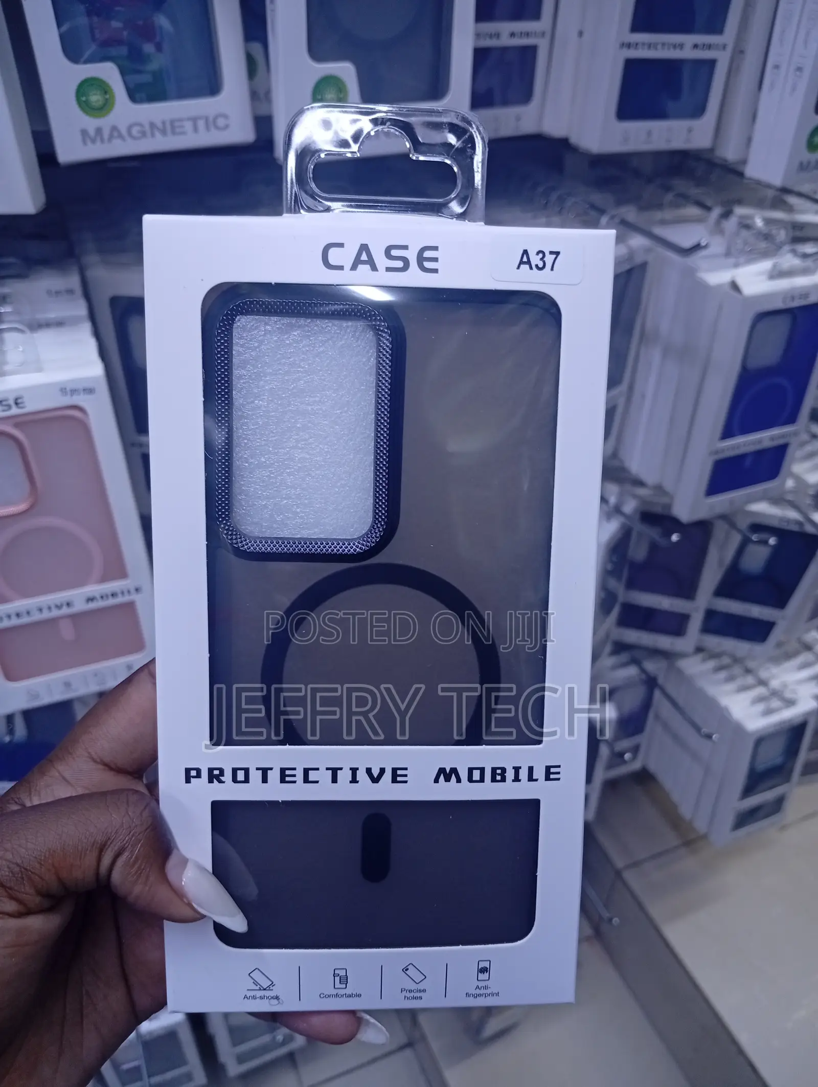 Samsung Galaxy A37 Black Protective Mobile Case