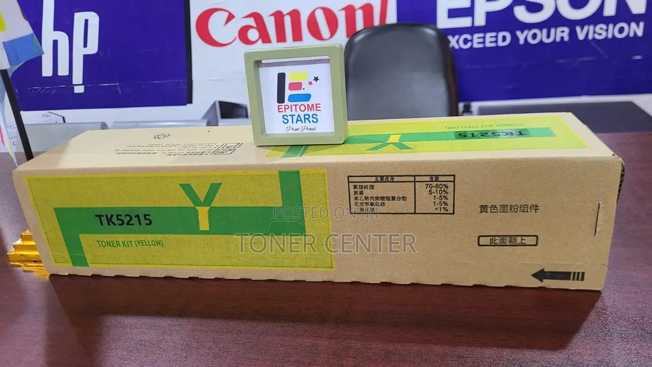 Original Tk-5215y Yellow Toner Cartridge