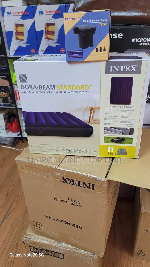 Inflatable Mattress 5×6 With Electric Pump - thumbnail 2