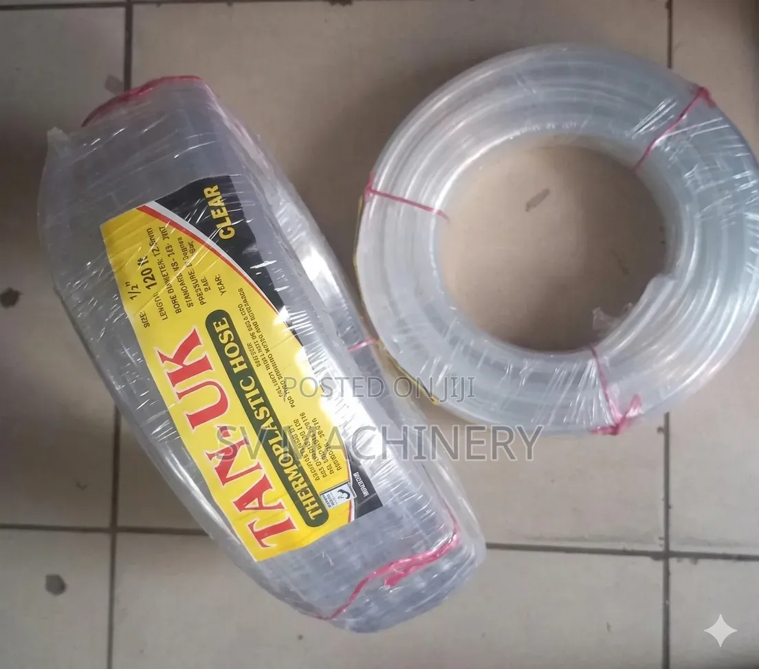 Heavy Duty 1⁄2" 18m Clear Hose Pipe
