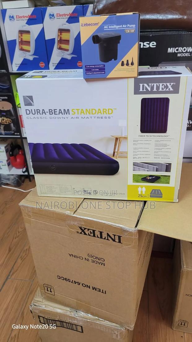 Intex 5×6 Inflatable Mattresses With Inbuilt Pump