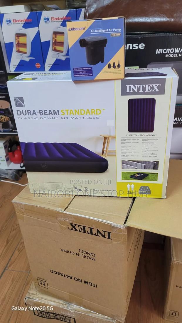 Intex 5×6 Inflatable Mattresses With Inbuilt Pump - thumbnail 2