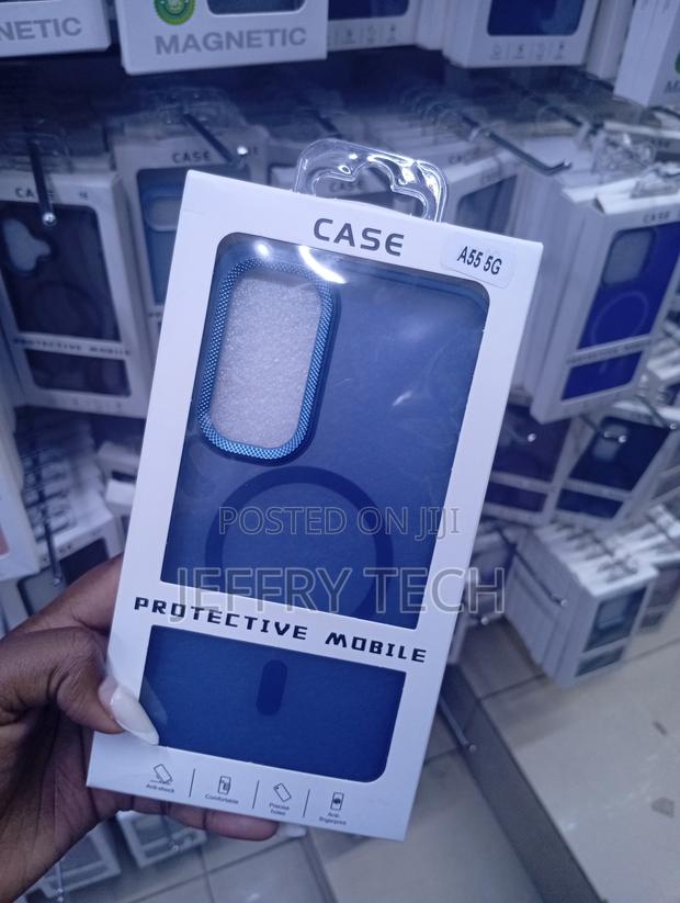 Samsung Galaxy A55 Blue Magnetic Protective Cases - thumbnail 2