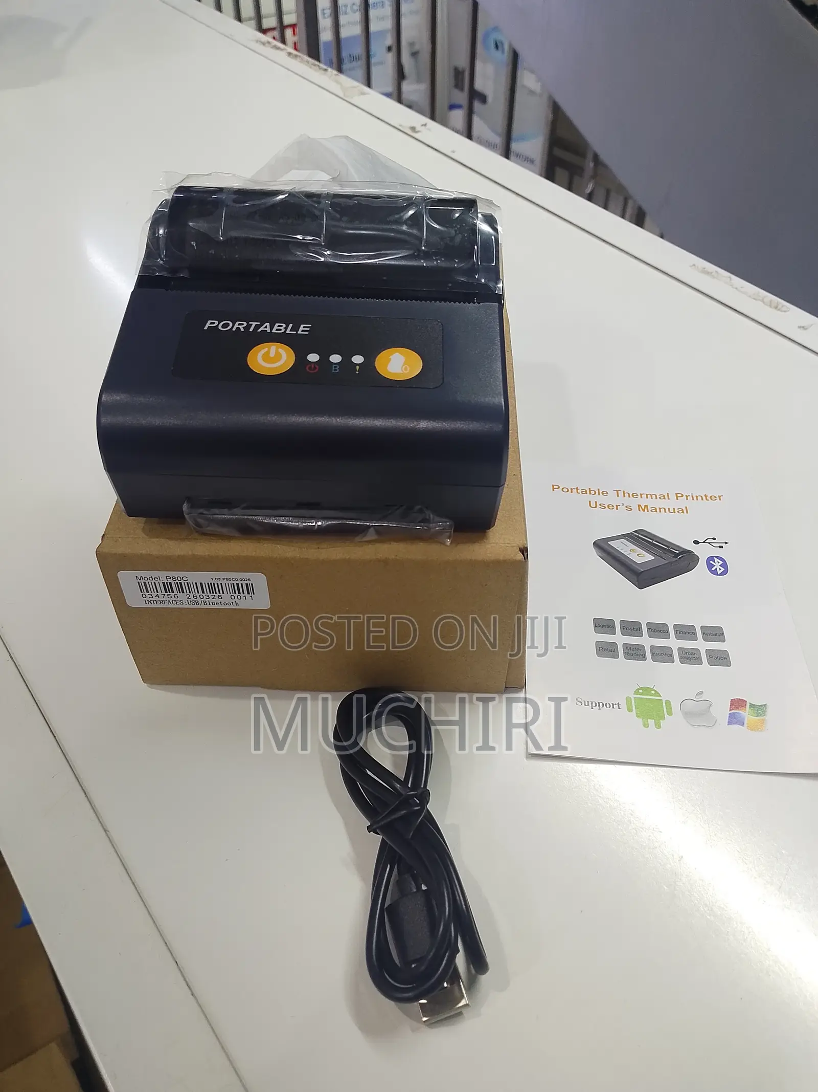 Mini Bluetooth Printer -P80c 80mm Bluetooth Thermal Printer