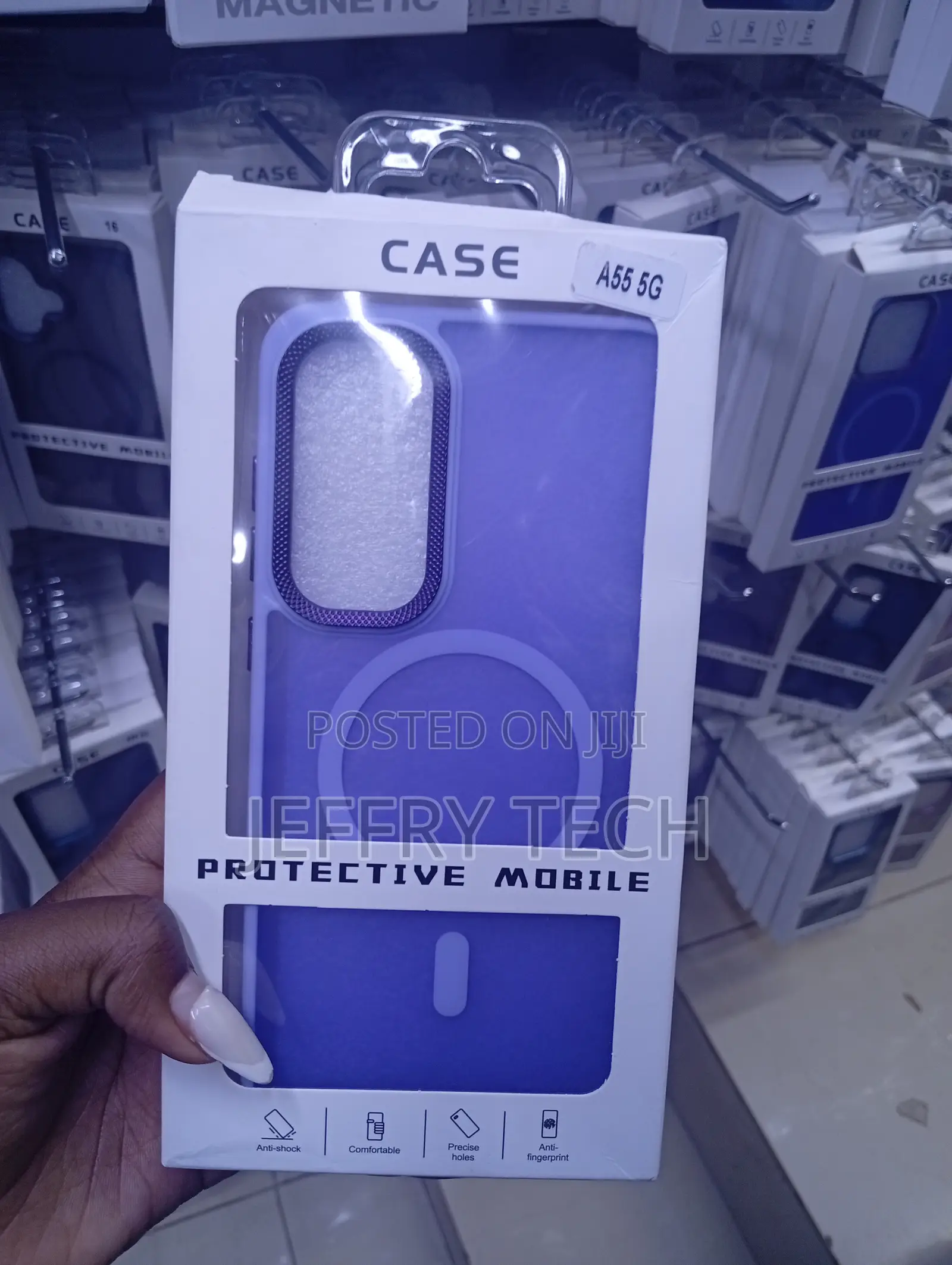 Samsung Galaxy A55 5g Purple Generic Magnetic Case