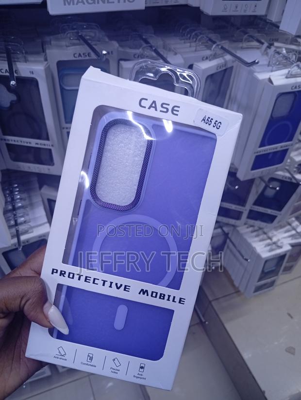 Samsung Galaxy A55 5g Purple Generic Magnetic Case - thumbnail 2