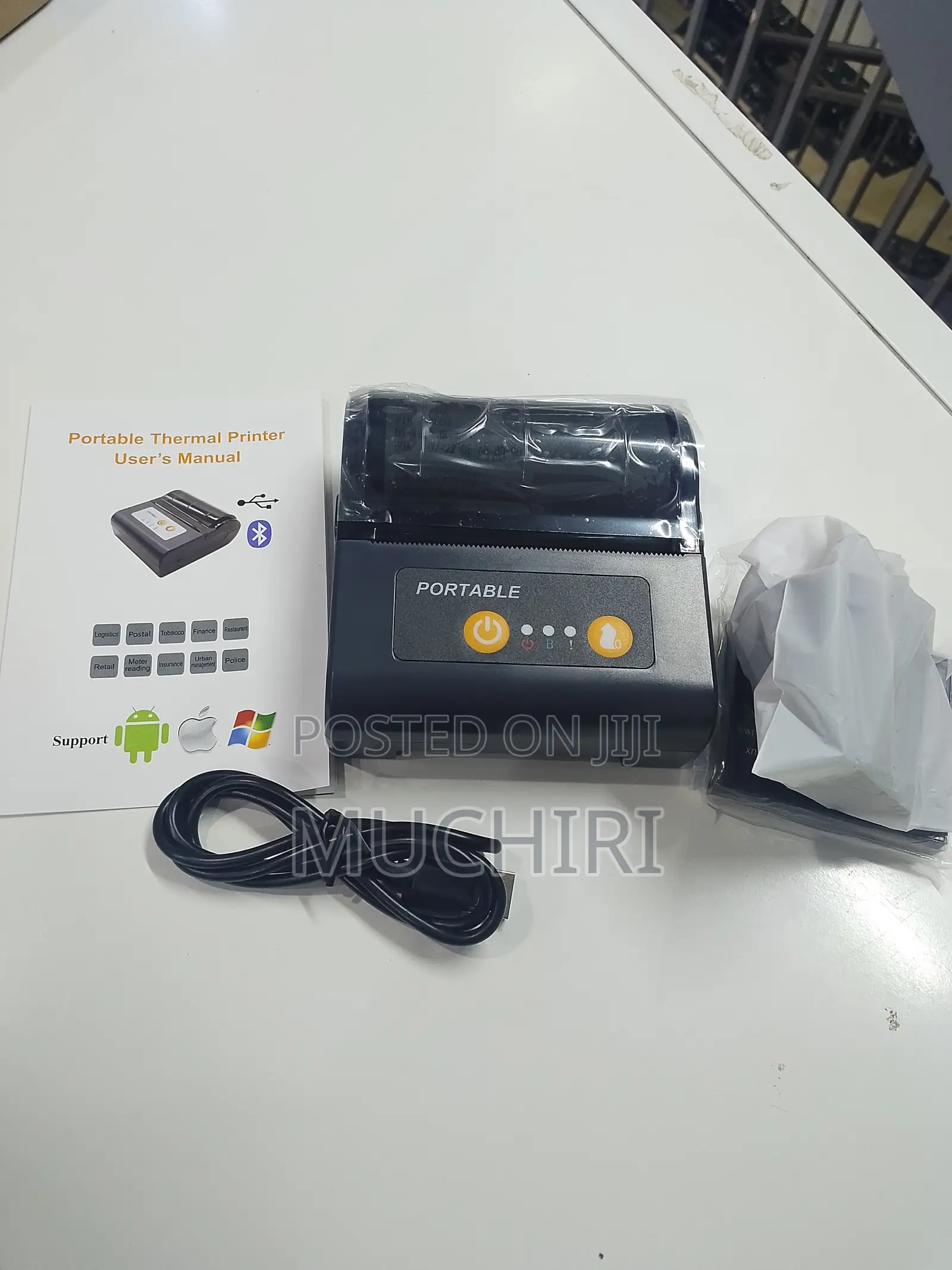 Pocket Size 80mm Bluetooth Receipt Printer P80c Long Batter
