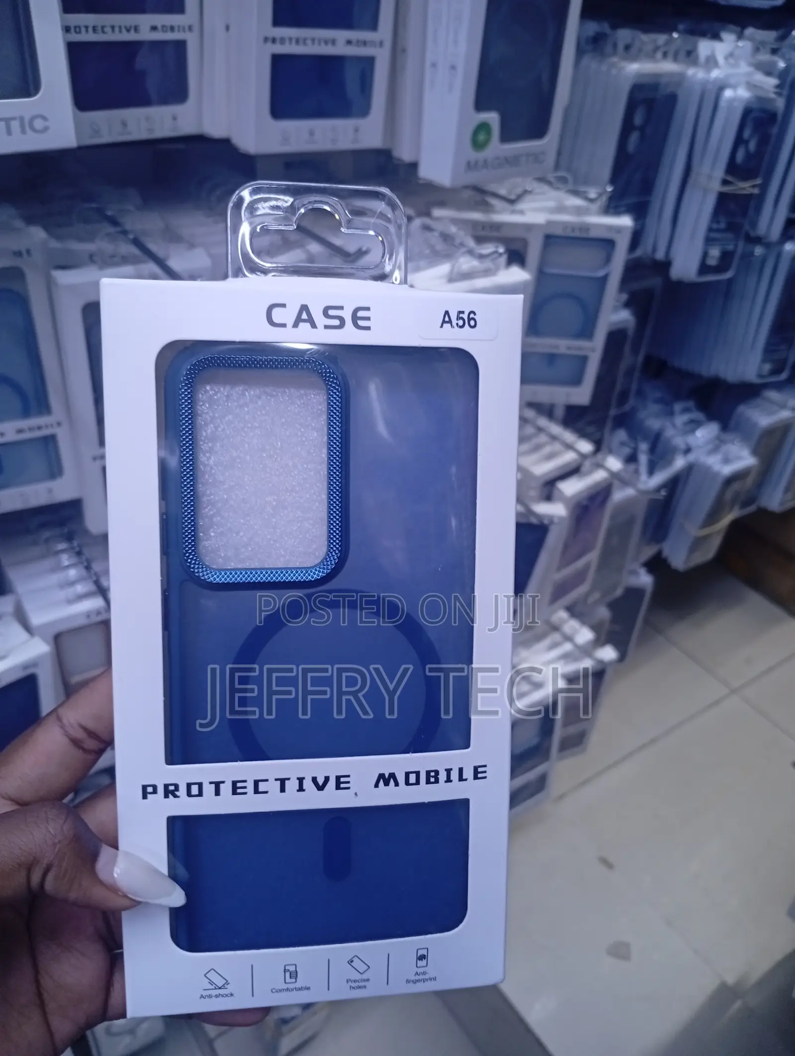 Samsung Galaxy A56 Blue Magnetic Phone Case
