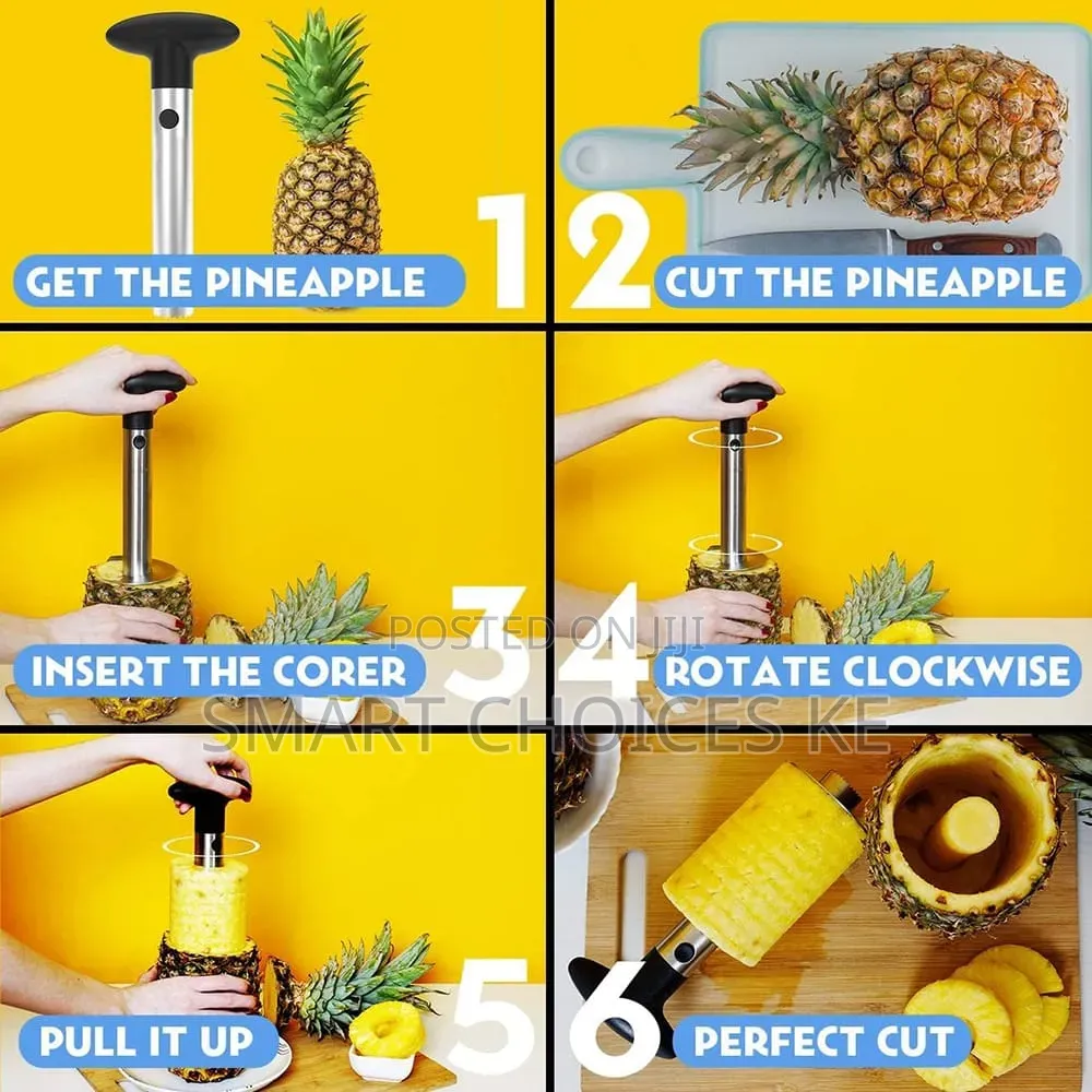 Pineapple Corer and Slicer Tool