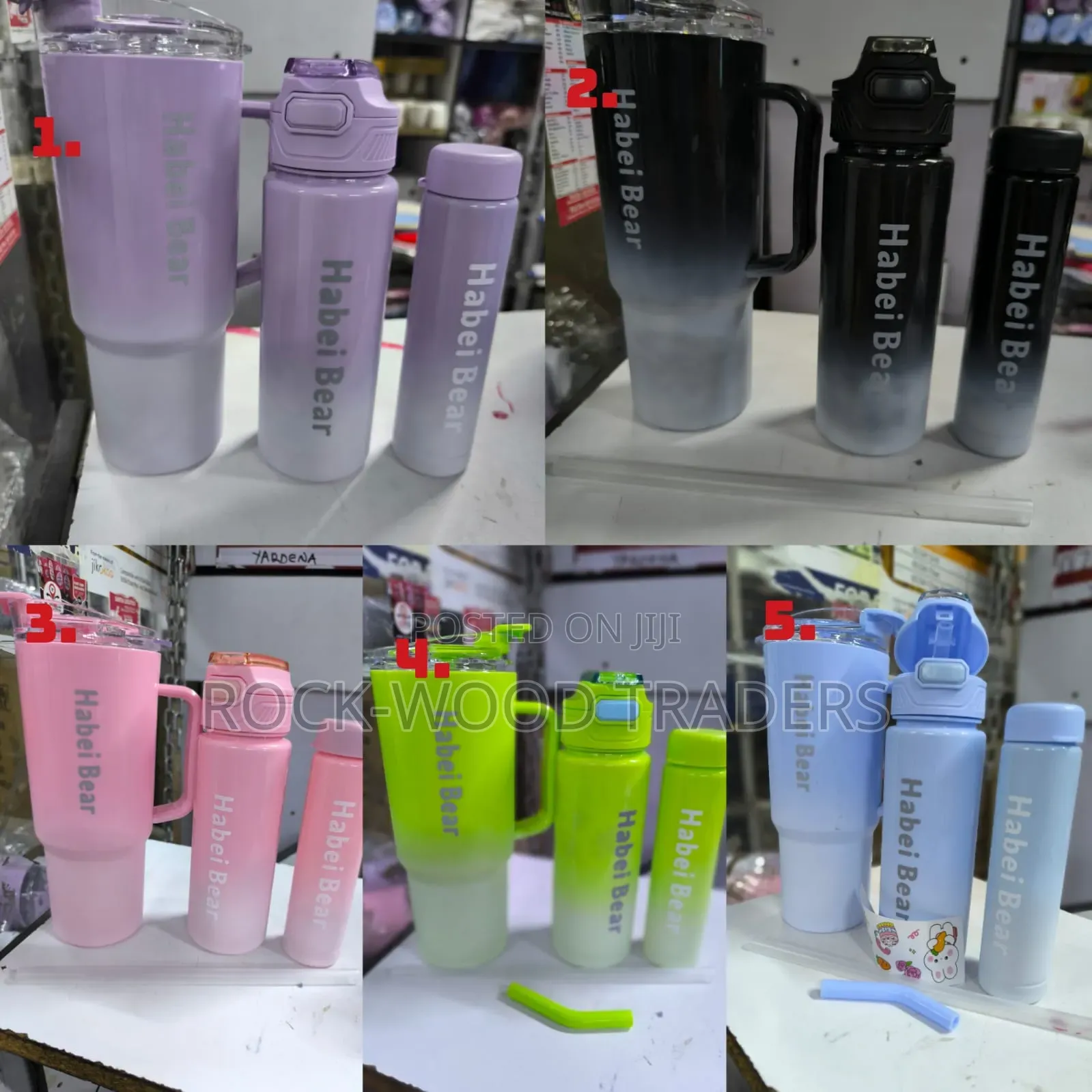3 in 1 Stanley's Bottle With Quality Handle