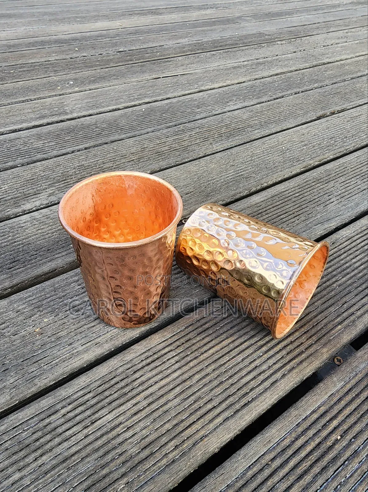 Copper Cup / Hammered Copper Cup