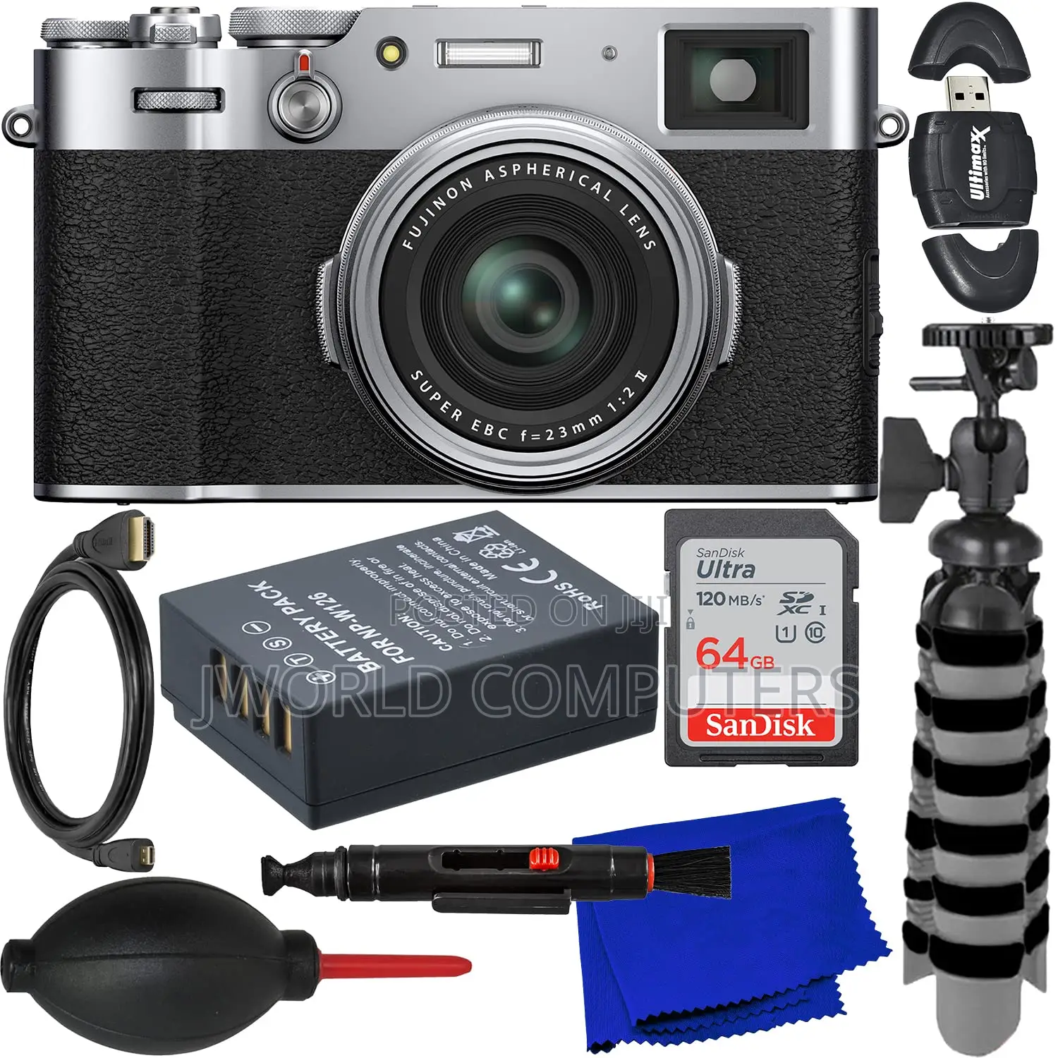 "Fujifilm X100v Digital Camera (Silver)
"