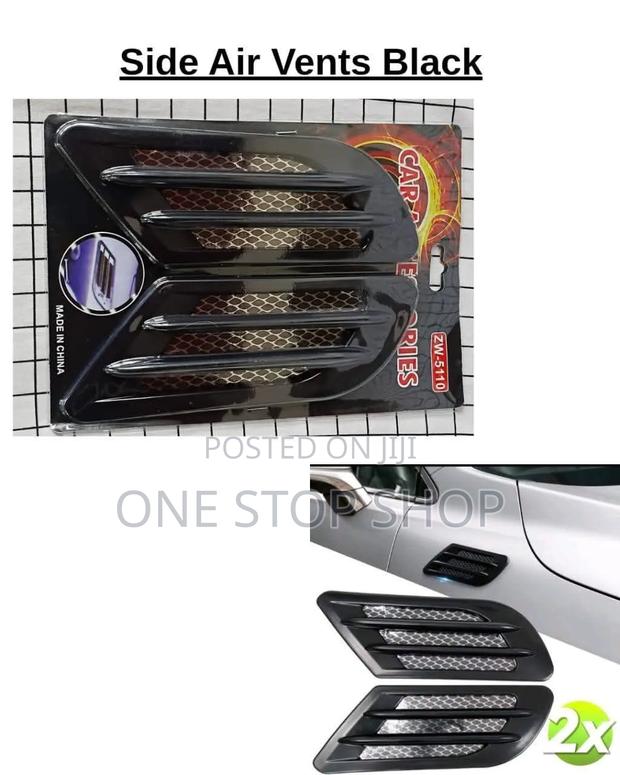 Decorative Side Air Vents Enhance Sporty Appearance