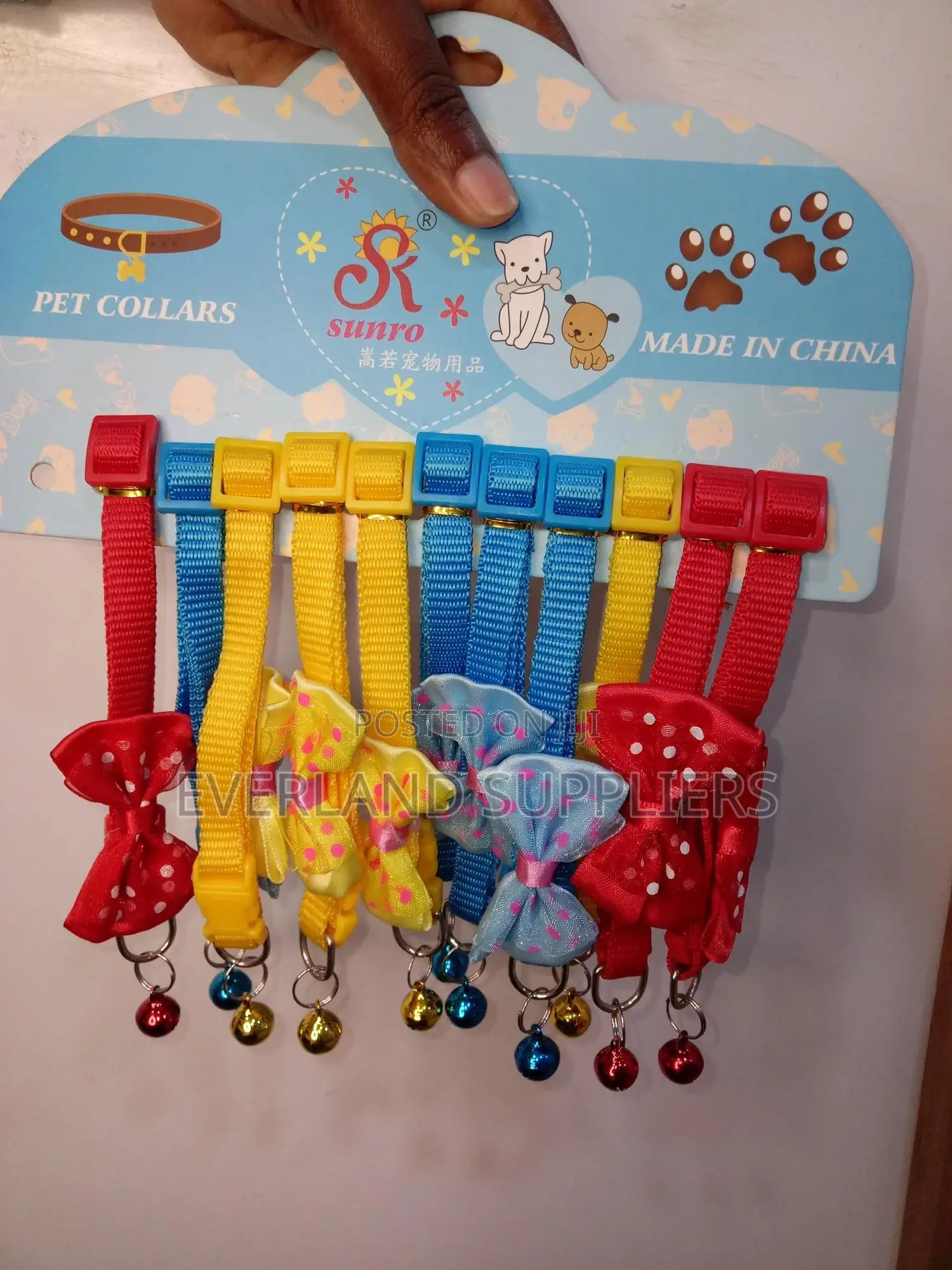 Collar With Bell and Bow