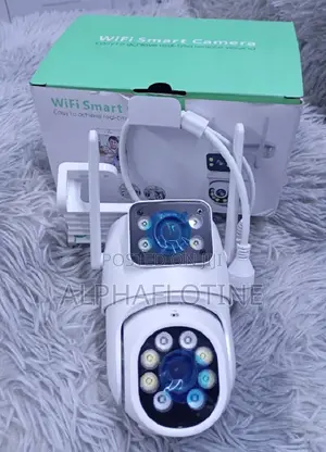 Icsee Dual Lens Camera Wifi Ac Power$Ethernet Cable Use