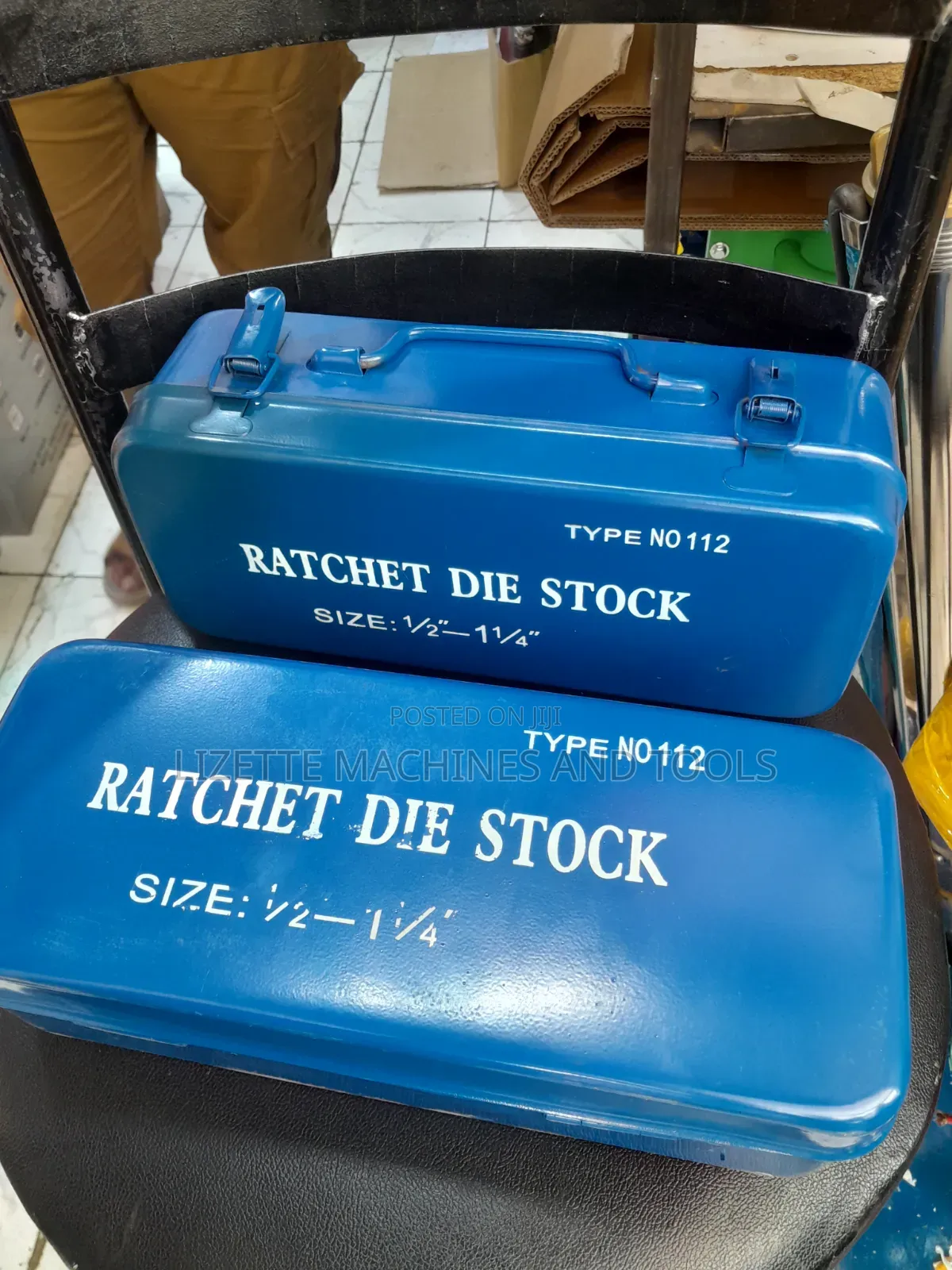 Ratchet Die Stock 1/2"- 11/4"