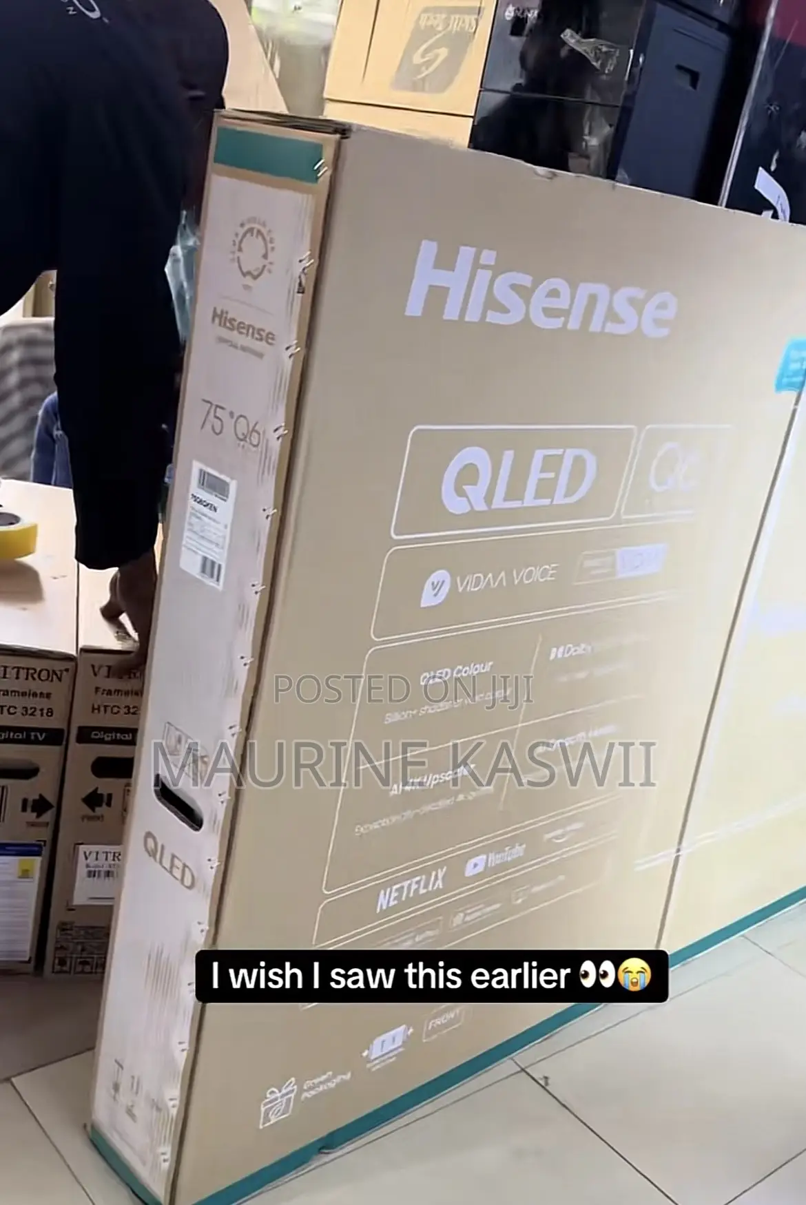 Hisense 75” Inch Qled Smart 75q6ken-2026