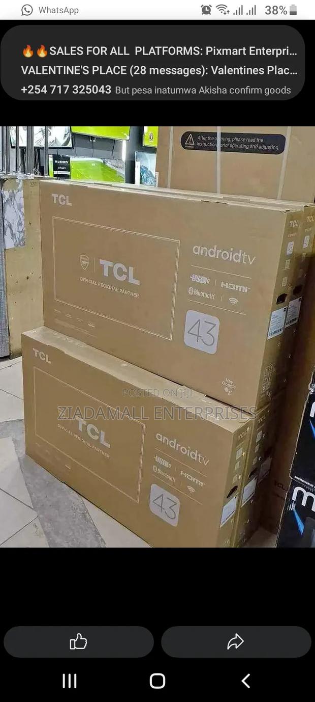 TCL 43 Smart Tv Frameless Led With Bluetooth, Netflix and Youtube - thumbnail 2