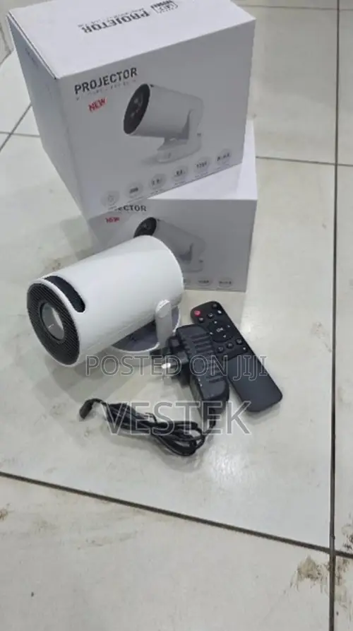 Hy300 Pro Ultra Mini Smart Projector With Type-C Power Cable