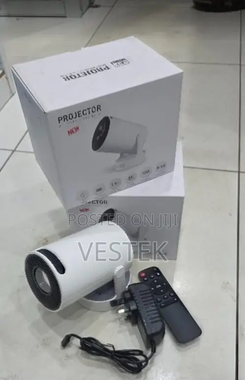 Hy300 Pro Ultra Mini Smart Projector With Type-C Power Cable
