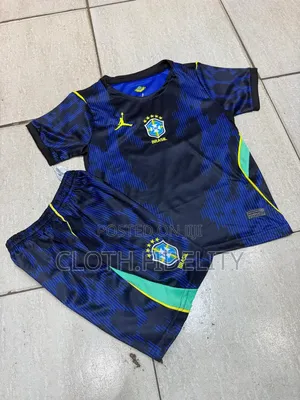Brazil Away Kids Jersey 25/26.