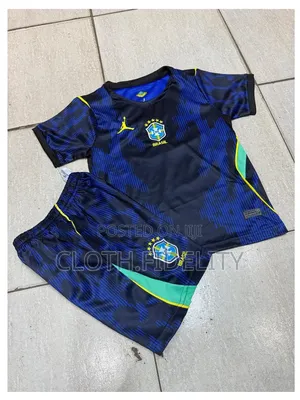 Brazil Away Kids Jersey 25/26.