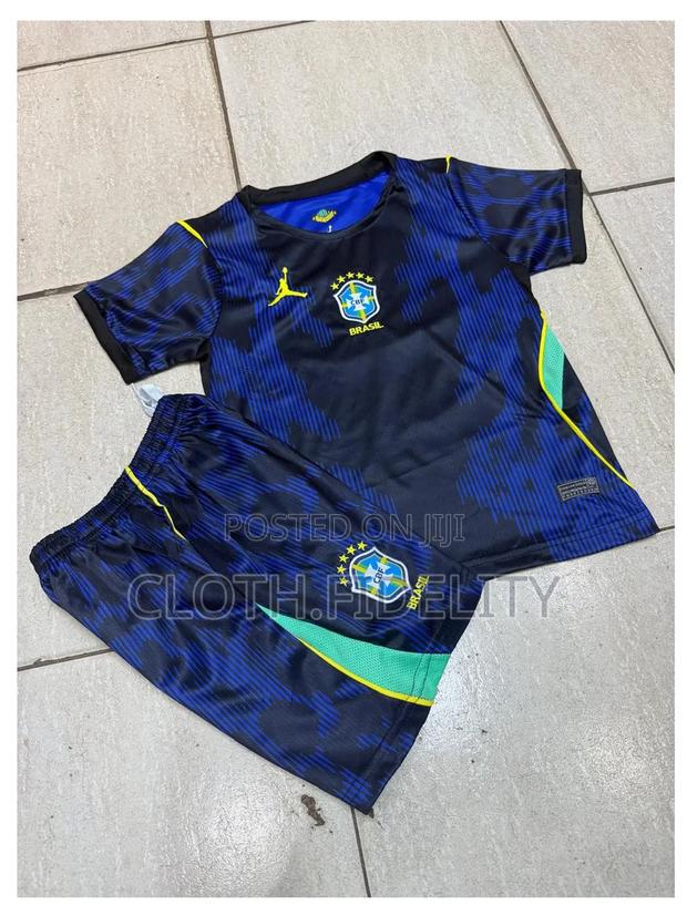 Brazil Away Kids Jersey 25/26. - thumbnail 2