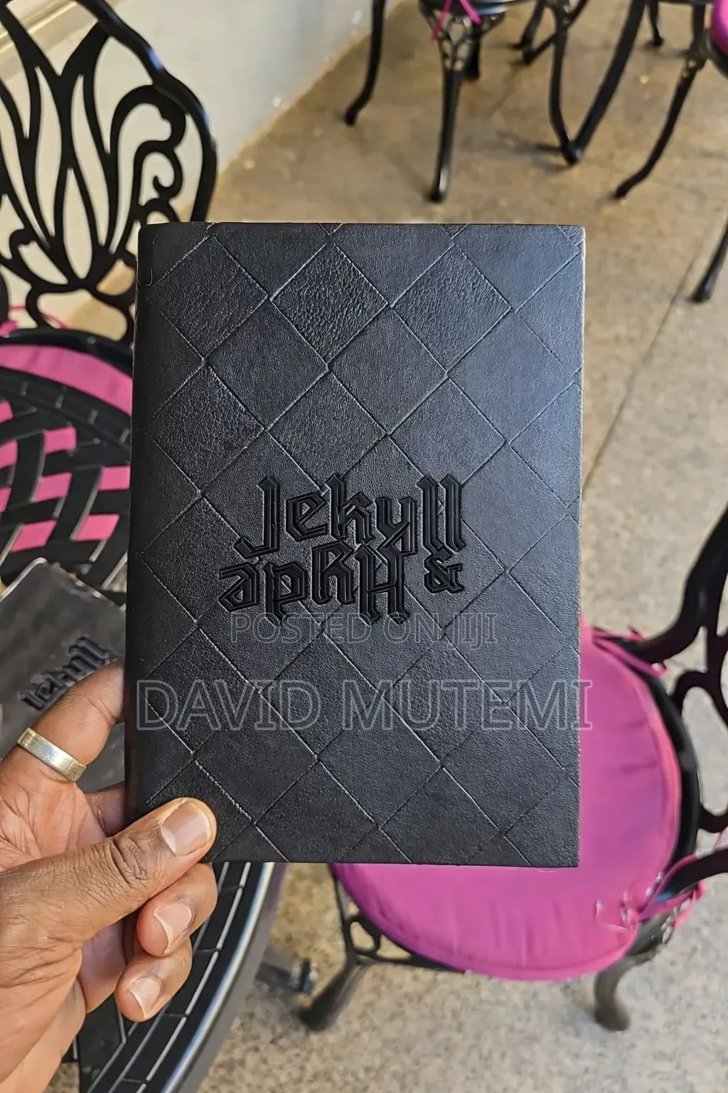 Leather Hotel Menu Covers
