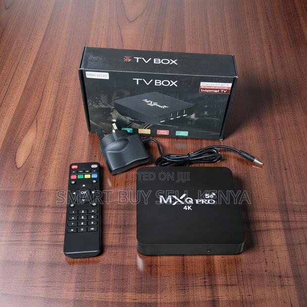 Plug and Play MXQ Pro 8gb Ram + 128gb Rom Ultra Hd Android Tv Box