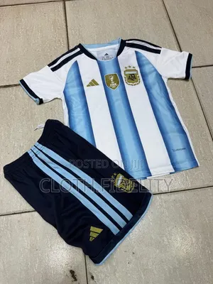Argentina Home Kids Jersey.(World Cup 2026.)