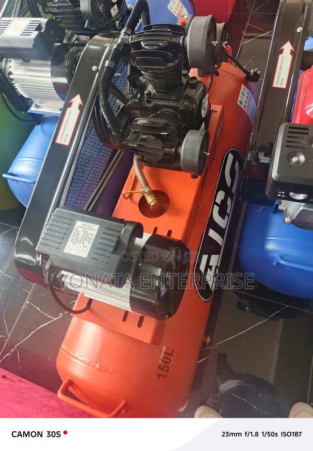 150l Electric Air Compressor (Aico Brand) With 3 Pistons - thumbnail 2
