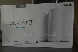 Netgear Rbe773 Orbi Wifi 7 Tri-Band Mesh System