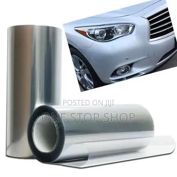 2meters Silver Light Tint Film Sticker