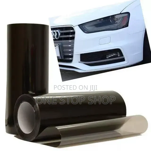 2meters Matte Black Headlight,Taillight Fog Lights Tint Film