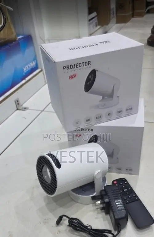 Hy300 Pro Ultra Mini Led Projector With Type-C Charging Cable