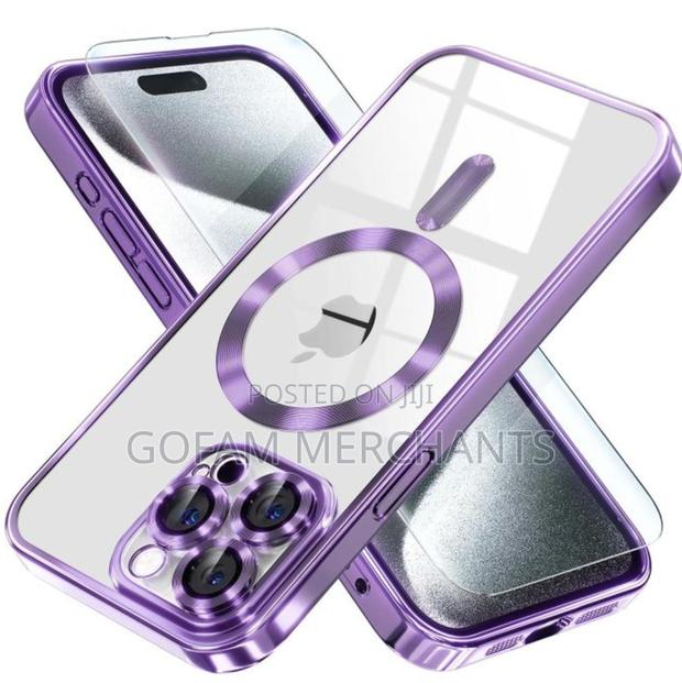 Magsafe Cover With 9hd Back + Lens Protect for iPhone 15 Pro Max - thumbnail 2