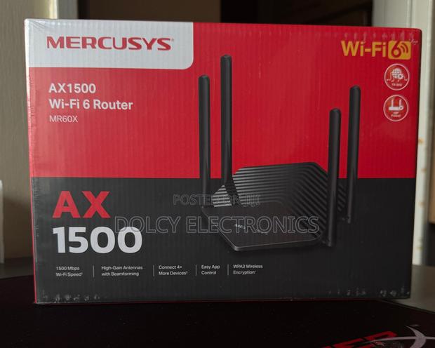 Mercusys Ax1500 Mr60x Wi-Fi 6 Router
