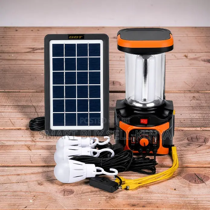 Dat-at 9016b Energy Efficient Home Solar Lighting Kit With Mp3 Player