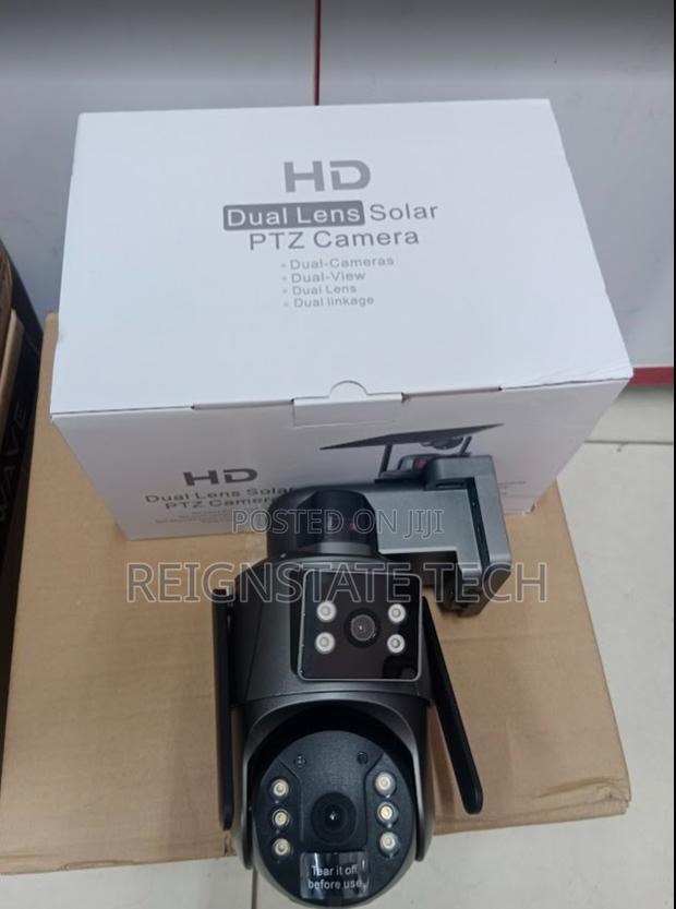 Ubox Dual Lens Simcard PTZ Camera With Siren