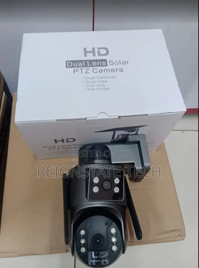 Ubox Dual Lens Simcard PTZ Camera With Siren