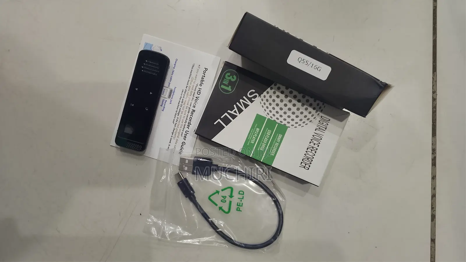 16gb Portable Dictaphone With Hd Sound Recording