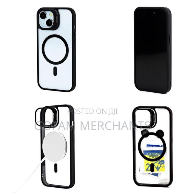 iPhone 15 Phone Case, Compatible Stand Bracket Transparent Case