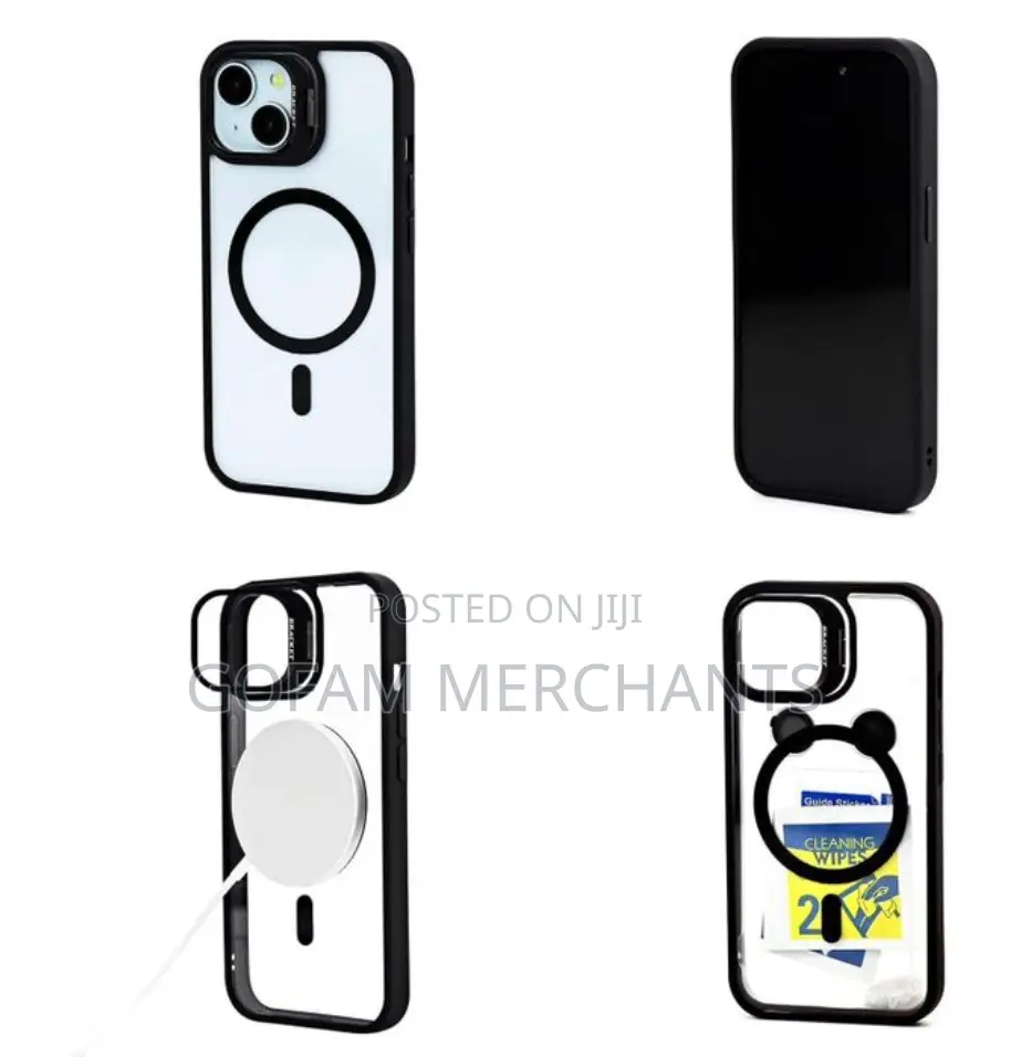 iPhone 15 Phone Case, Compatible Stand Bracket Transparent Case