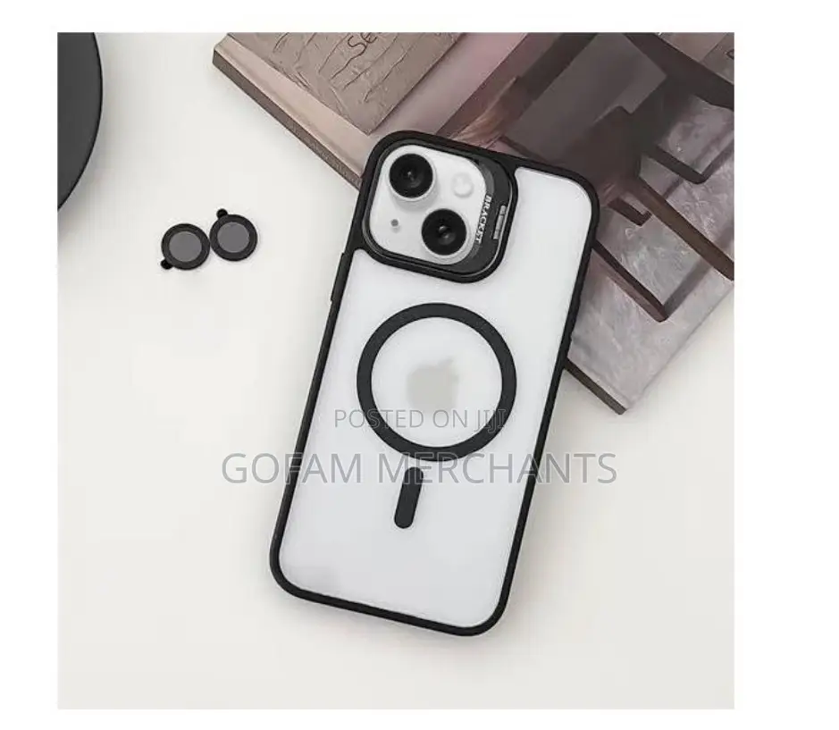 iPhone 15 Phone Case, Compatible Stand Bracket Transparent Case