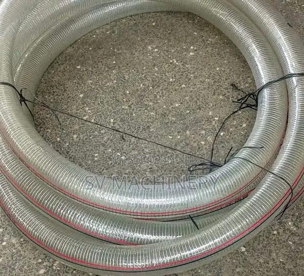 Heavy Duty 3" 30m Clear Wired Suction Pipe