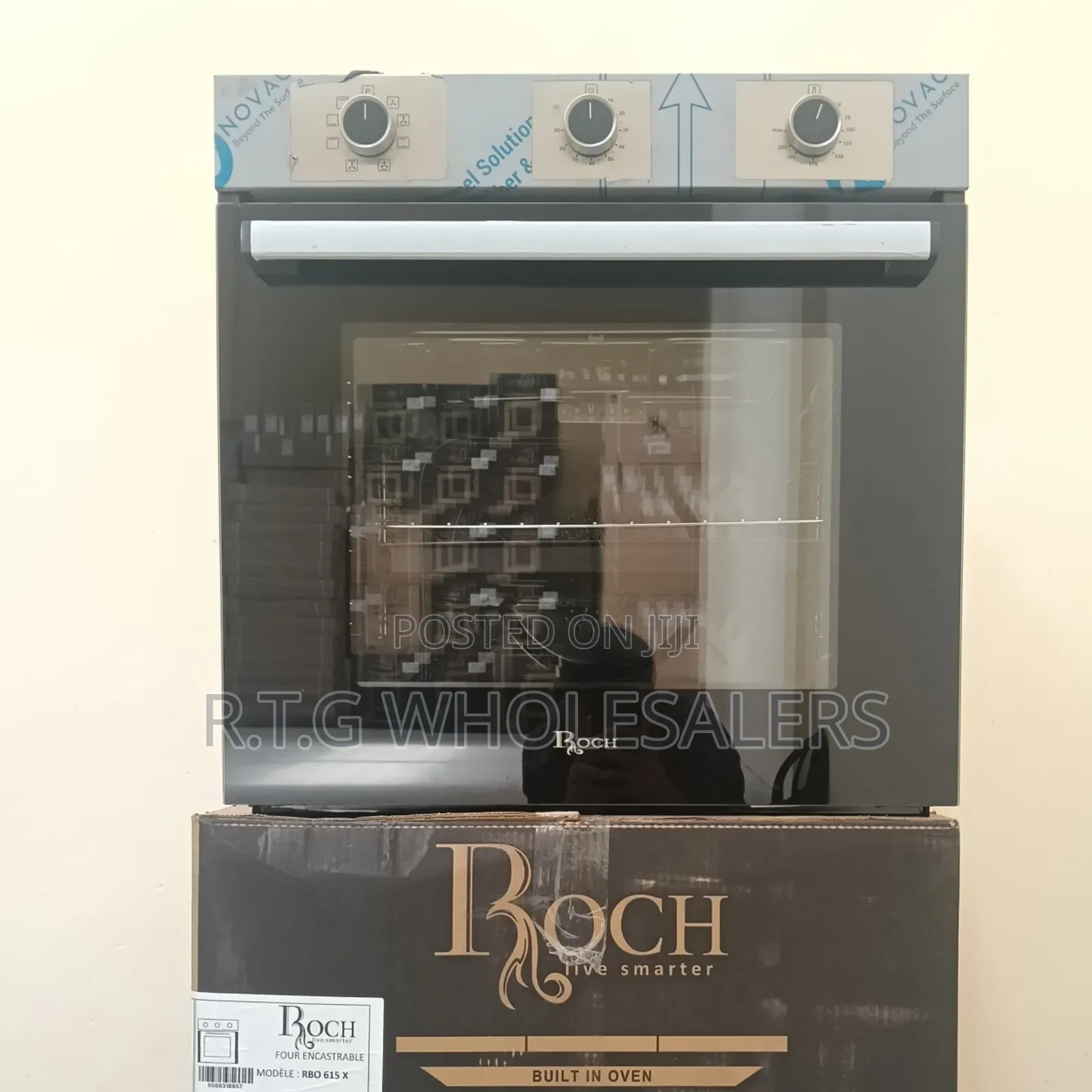Silver Roch 78l Oven – Double Glass Convection Built-In