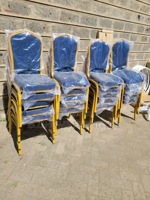 Blue - Gold Banquet / Event Chair